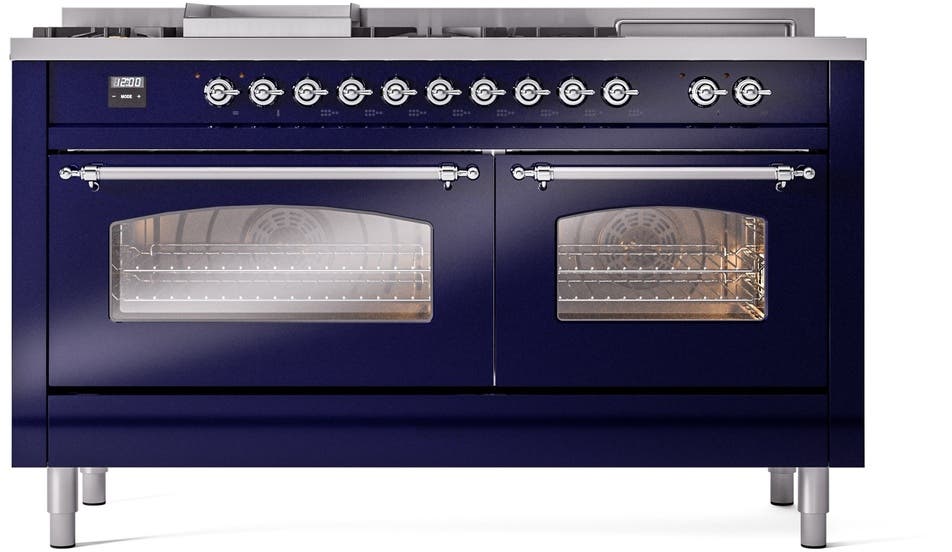 Ilve UP60FSNMPMBC Midnight Blue Chrome