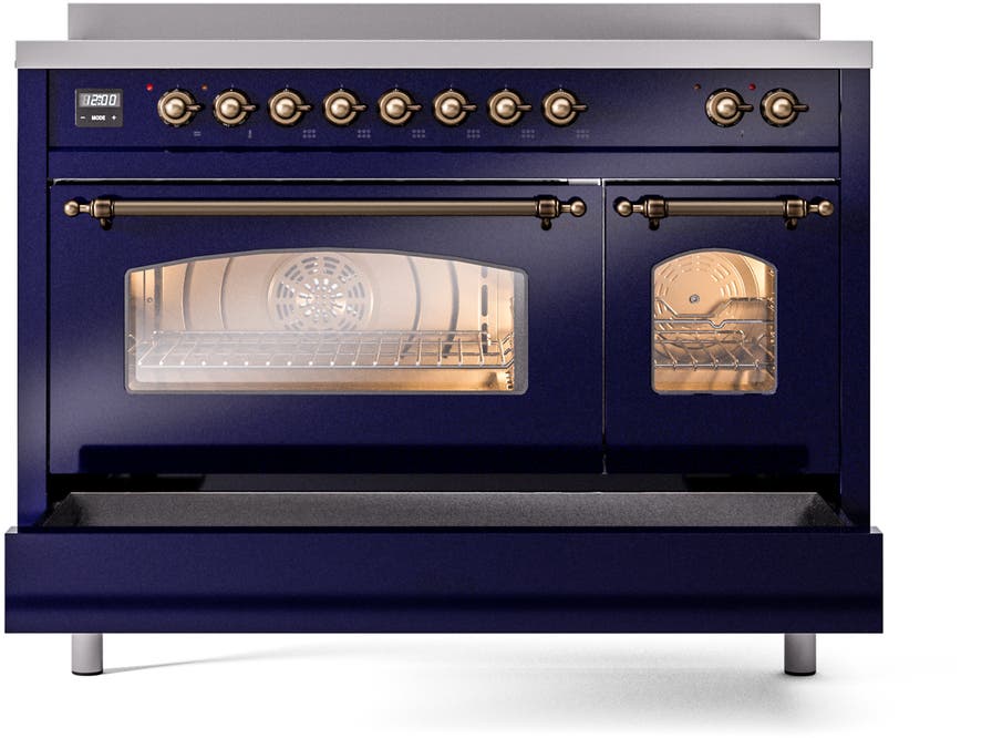 Ilve UPI486NMPMBB Midnight Blue Burnt