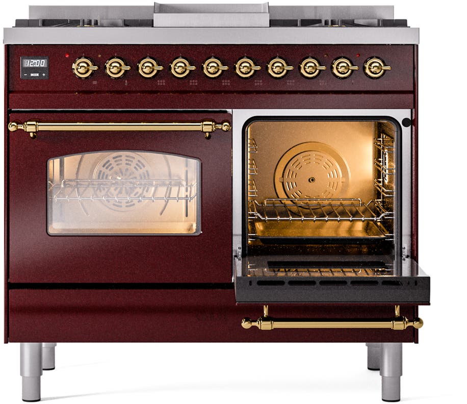 Ilve UPD40FNMPBUG Burgundy Brass