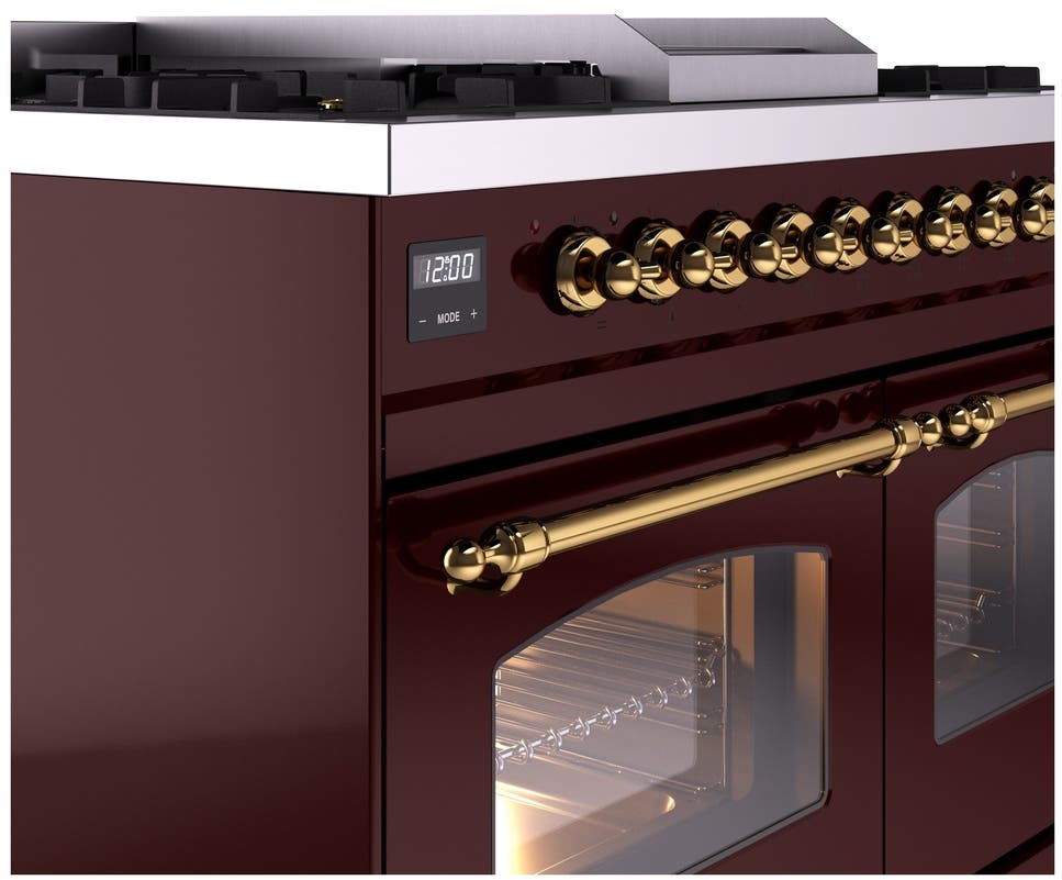 Ilve UPD40FNMPBUG Burgundy Brass