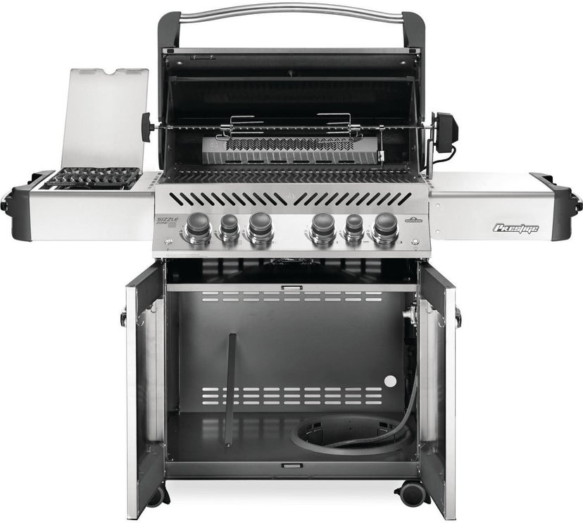 Napoleon P500RSIBNK3 66 Inch Freestanding Grill with Iconic Wave Cookin...