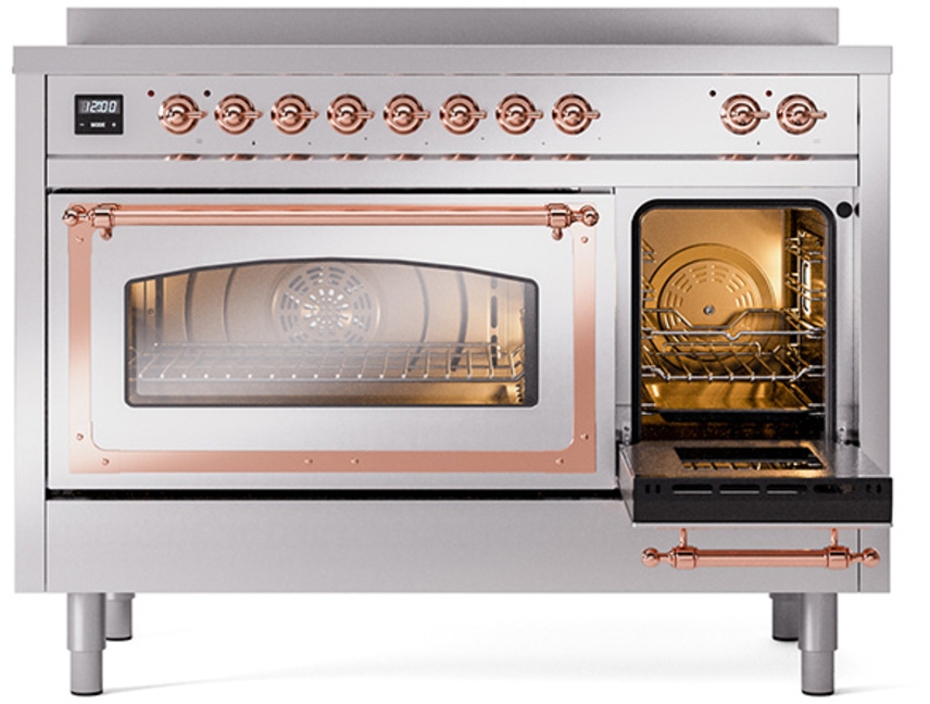 Ilve UNI486NMPSSP Stainless Steel With Copper Knobs