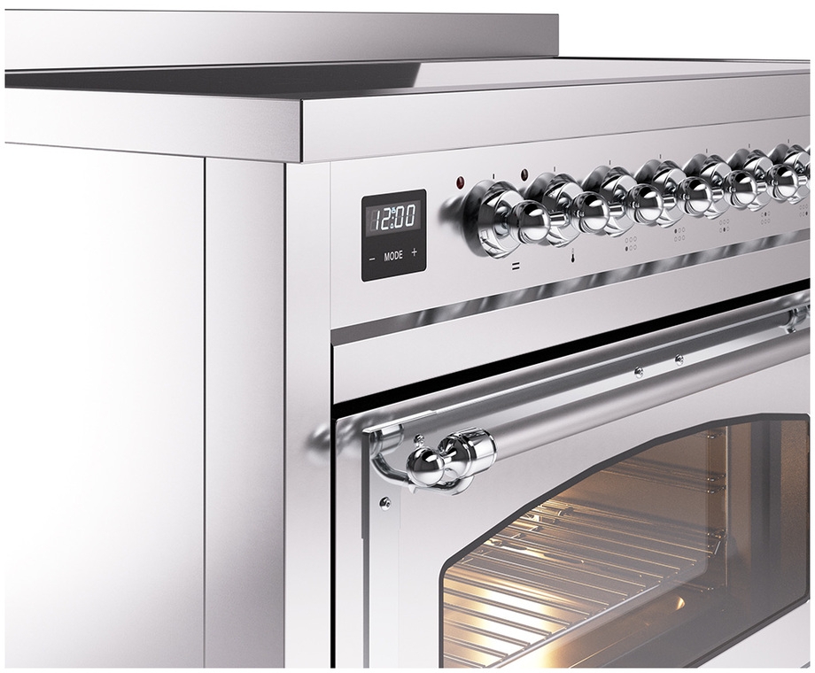 Ilve UNI486NMPSSC Stainless Steel With Chrome Knobs