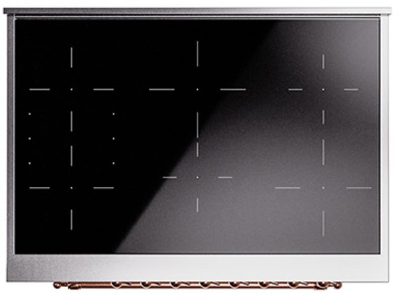 Ilve UNI366QNMPSSP Stainless Steel With Copper Knobs