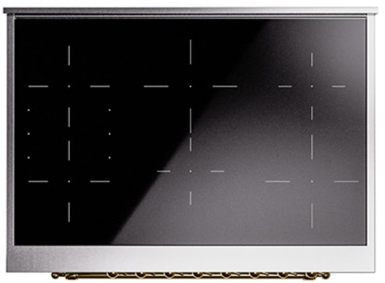 Ilve UNI366QNMPSSG Stainless Steel With Brass Knobs
