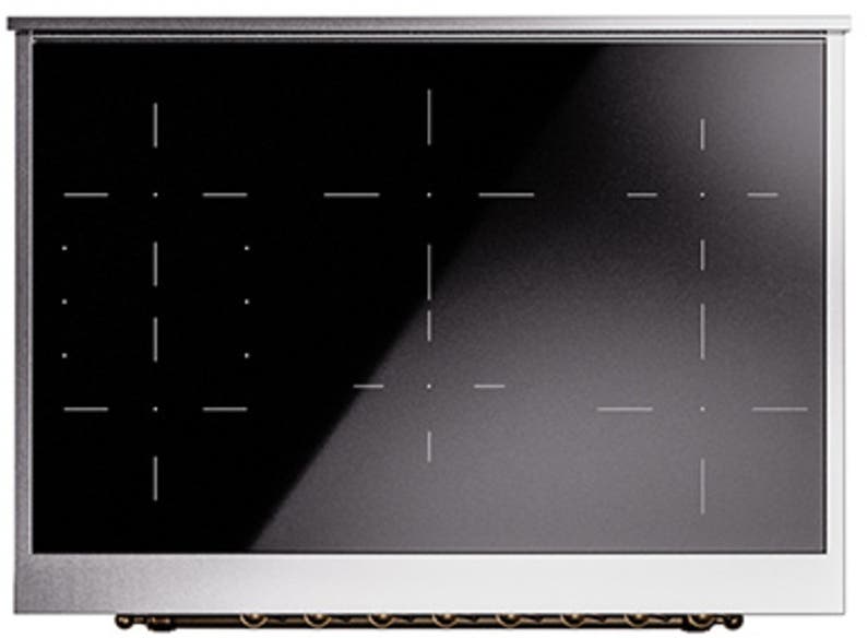 Ilve UNI366QNMPSSB Stainless Steel With Bronze Knobs