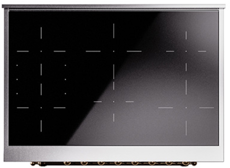 Ilve UNI366NMPWHB White With Bronze Knobs