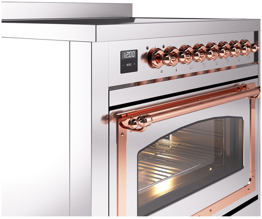 Ilve UNI366NMPSSP Stainless Steel With Copper Knobs