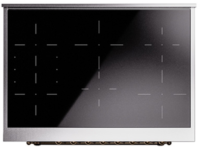 Ilve UNI366NMPSSB Stainless Steel With Bronze Knobs