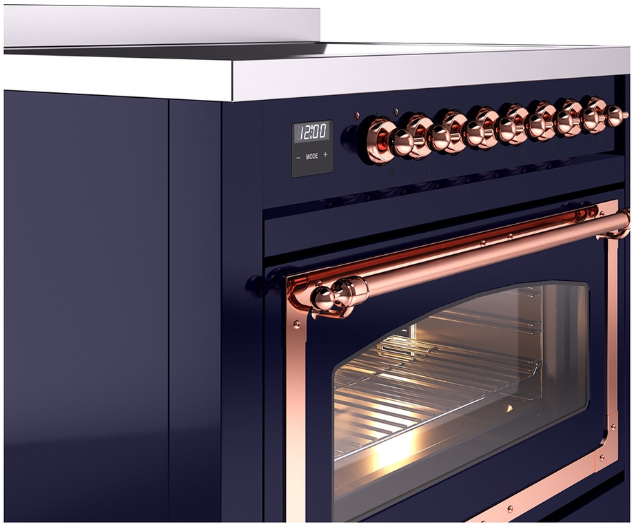 Ilve UNI366NMPMBP Midnight Blue With Copper Knobs