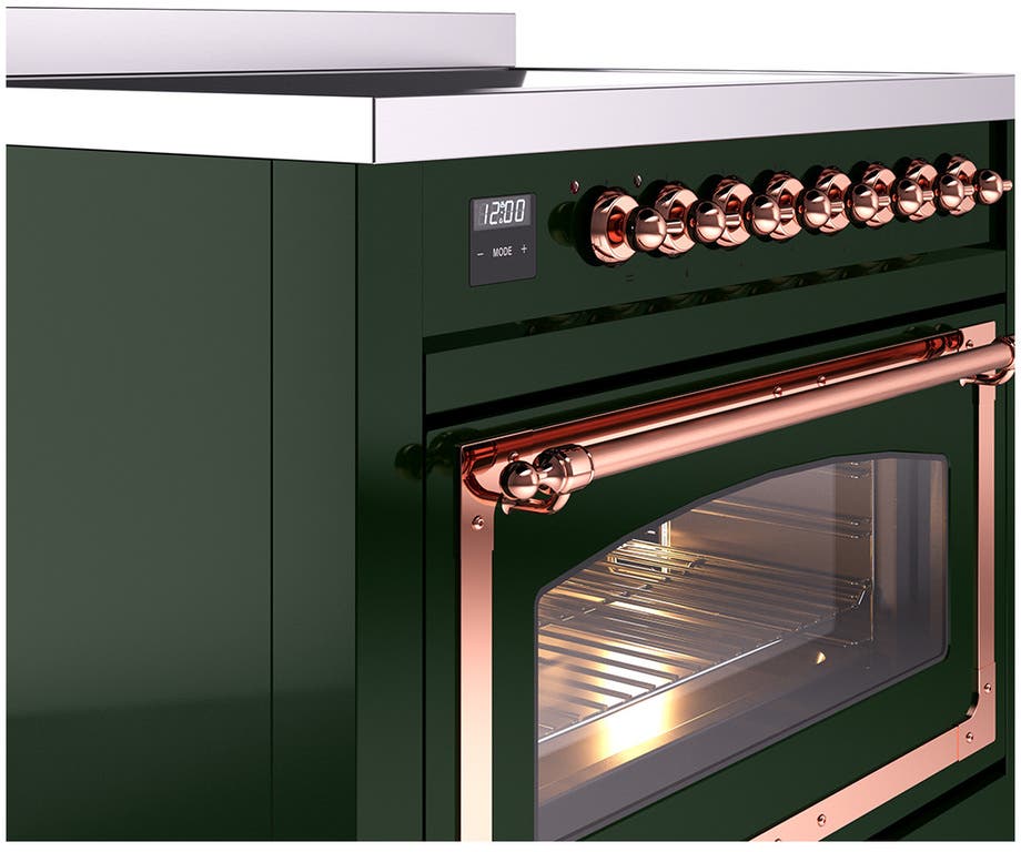Ilve UNI366NMPEGP Emerald Green With Copper Knobs