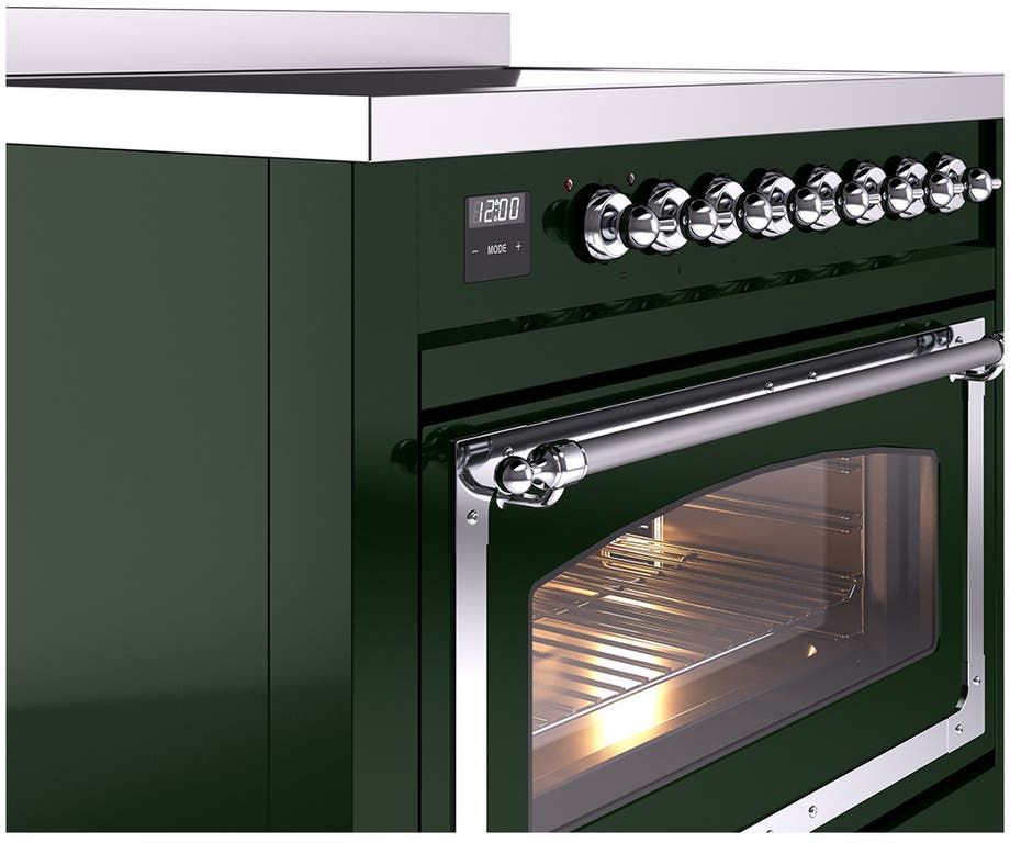 Ilve UNI366NMPEGC Emerald Green With Chrome Knobs