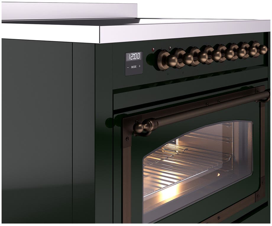 Ilve UNI366NMPEGB Emerald Green With Bronze Knobs