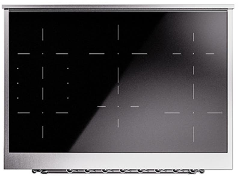 Ilve UNI366NMPBUC Burgundy With Chrome Knobs