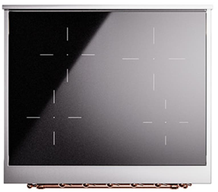 Ilve UNI304QNMPMGP Graphite Matte With Copper Knobs