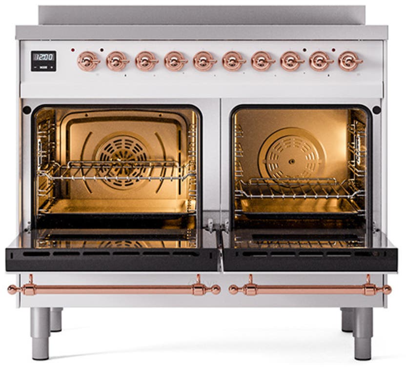 Ilve UNDI406NMPWHP White With Copper Knobs
