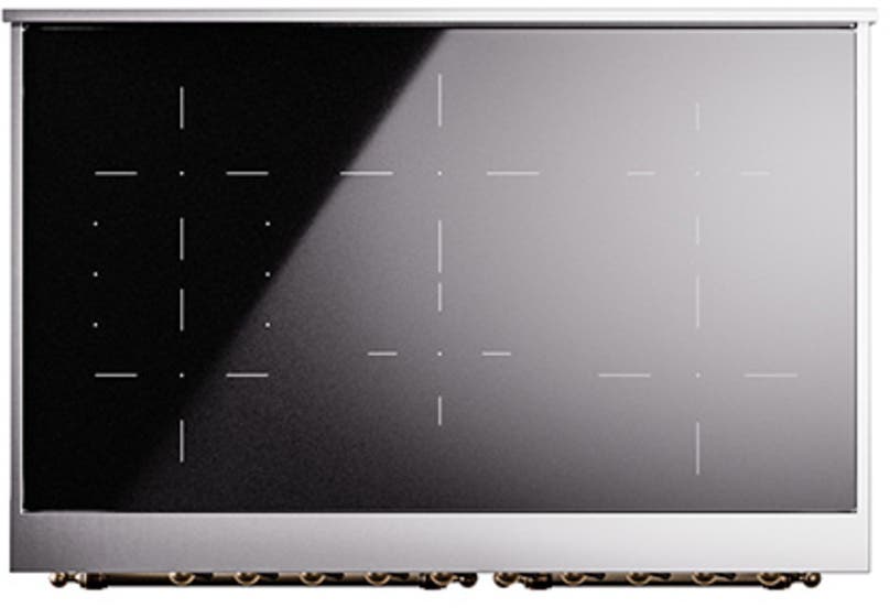 Ilve UNDI406NMPWHB White With Bronze Knobs