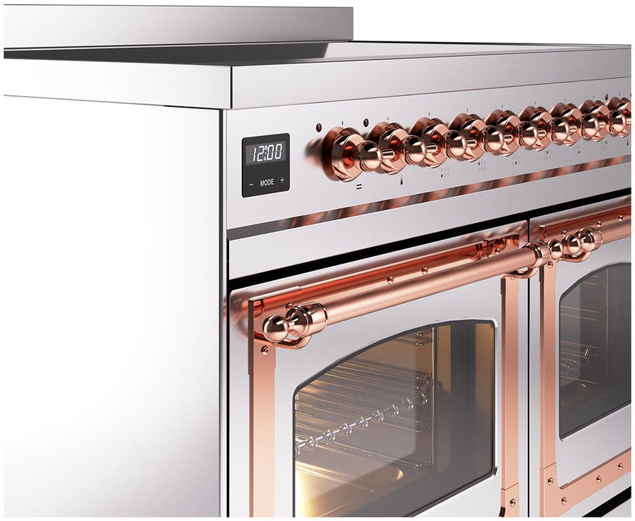 Ilve UNDI406NMPSSP Stainless Steel With Copper Knobs