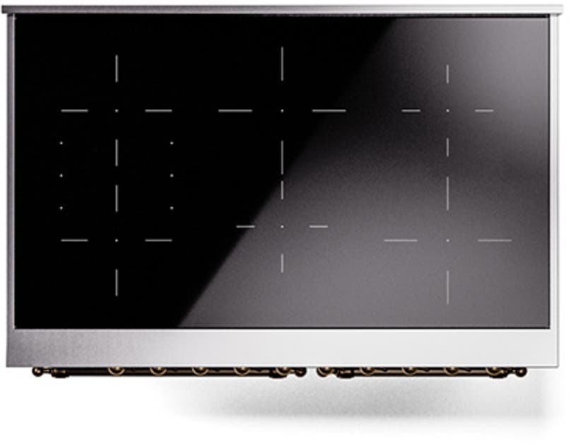 Ilve UNDI406NMPSSB Stainless Steel With Bronze Knobs