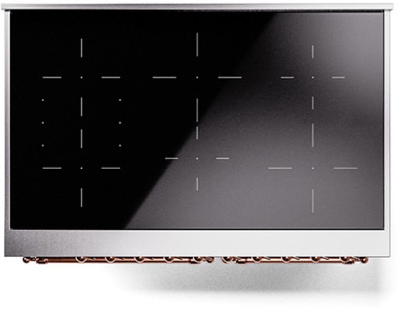 Ilve UNDI406NMPBUP Emerald Green With Copper Knobs