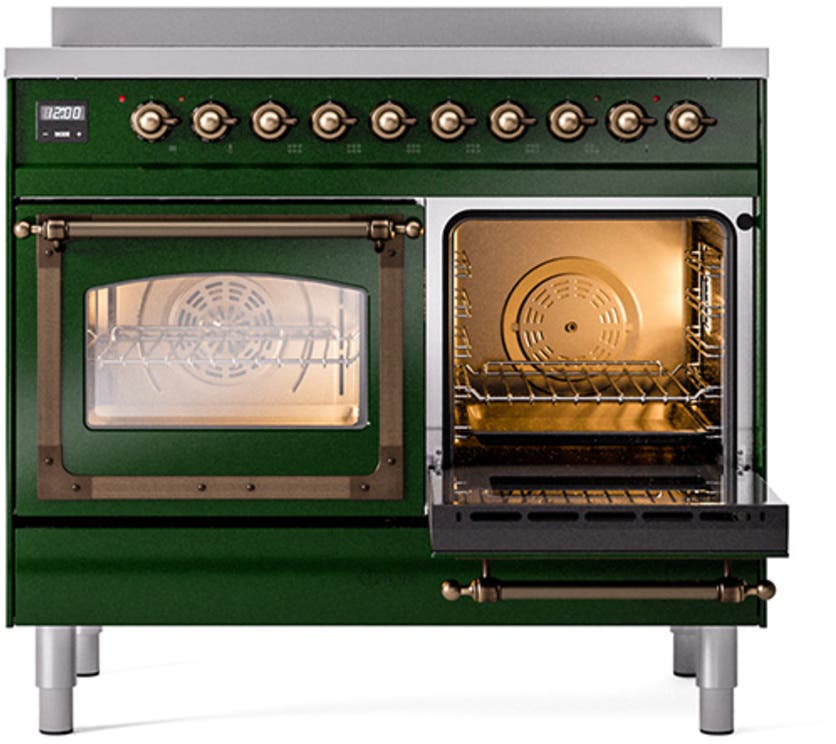 Ilve UNDI406NMPBUB Emerald Green With Bronze Knobs