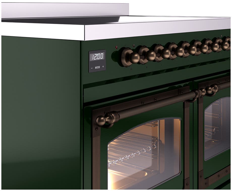 Ilve UNDI406NMPBUB Emerald Green With Bronze Knobs