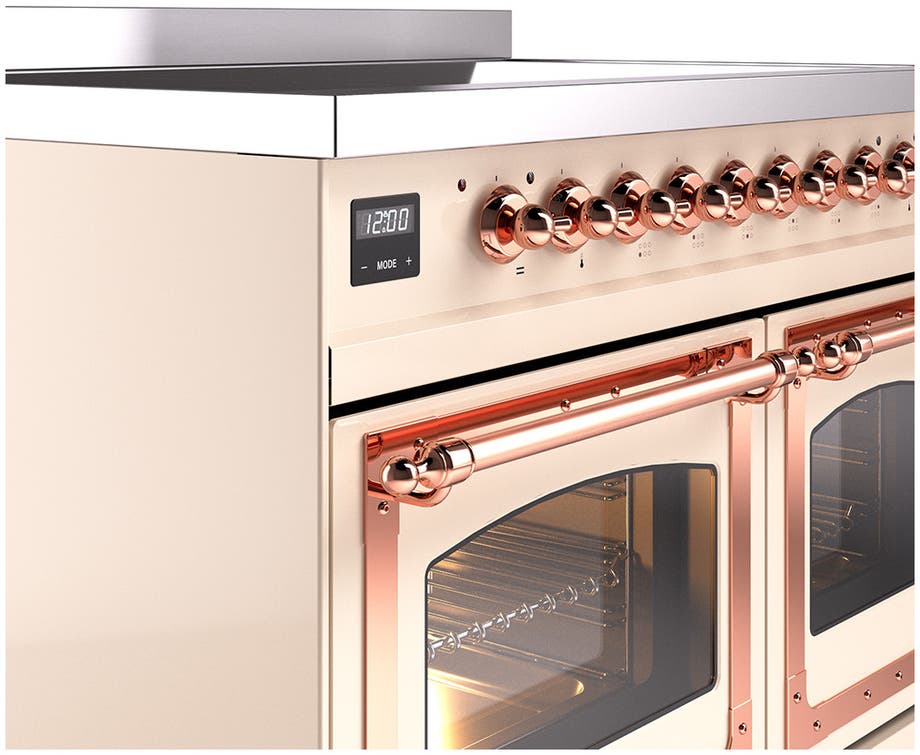 Ilve UNDI406NMPAWP Antique White With Copper Knobs