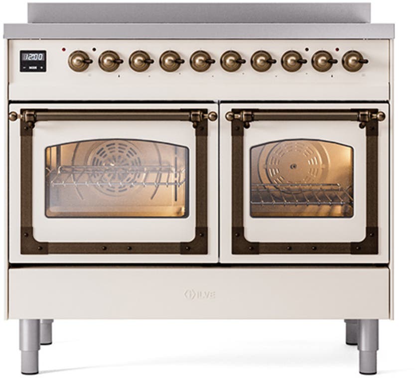 Ilve UNDI406NMPAWB Antique White With Bronze Knobs