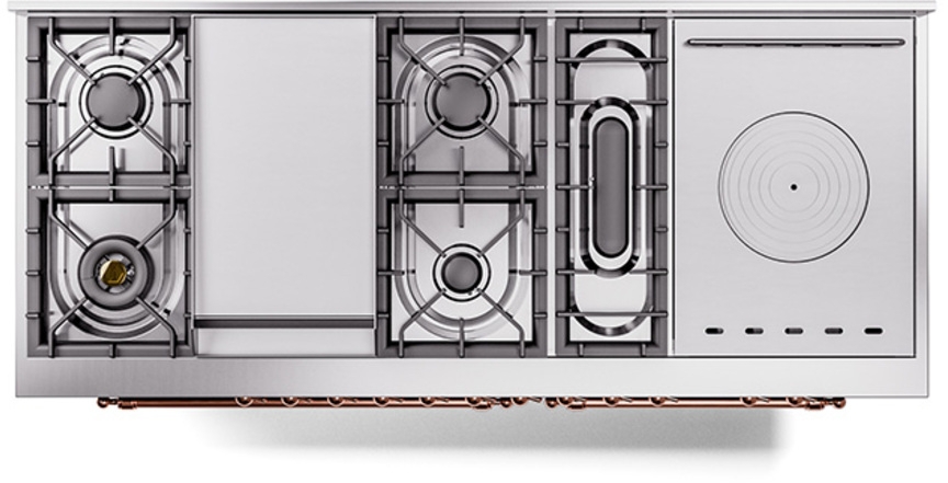 Ilve UN60FSQNMPEGPLP Emerald Green With Copper Knobs, Liquid Propane
