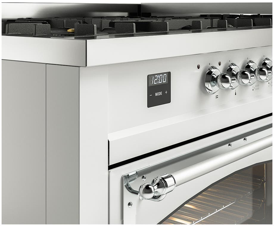 Ilve UN60FNMPWHG White With Brass Knobs, Natural Gas