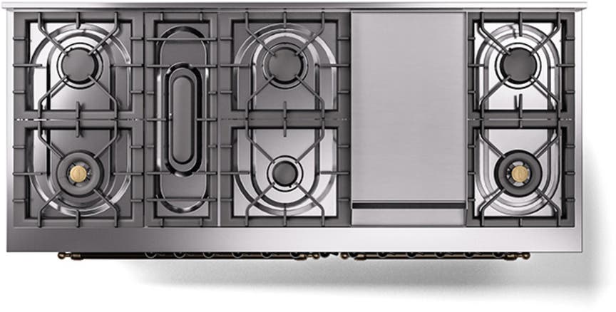 Ilve UN60FNMPMGBLP Graphite Matte With Bronze Knobs, Liquid Propane