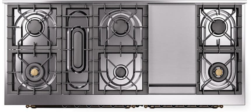 Ilve UN60FNMPAWBLP Antique White With Bronze Knobs, Liquid Propane