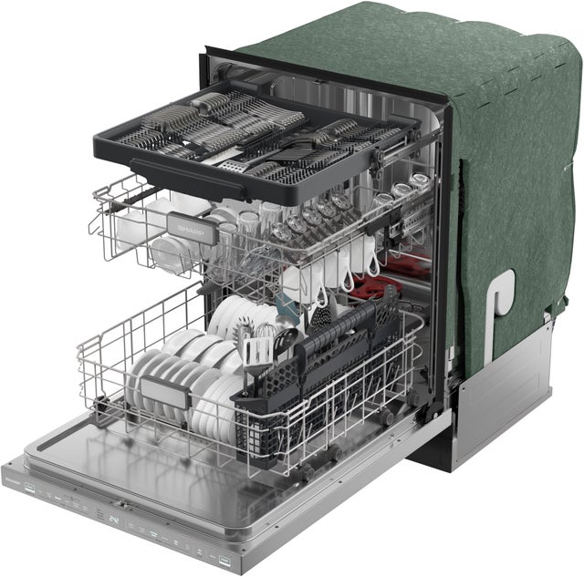 Sharp SDW6888JS 24 in. Slide-In Smart 42 dB Dishwasher: Stainless ...