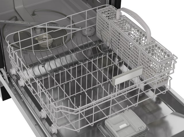 Sharp SDW6506JS 24 in. Slide-In Hybrid Dishwasher: Stainless Steel