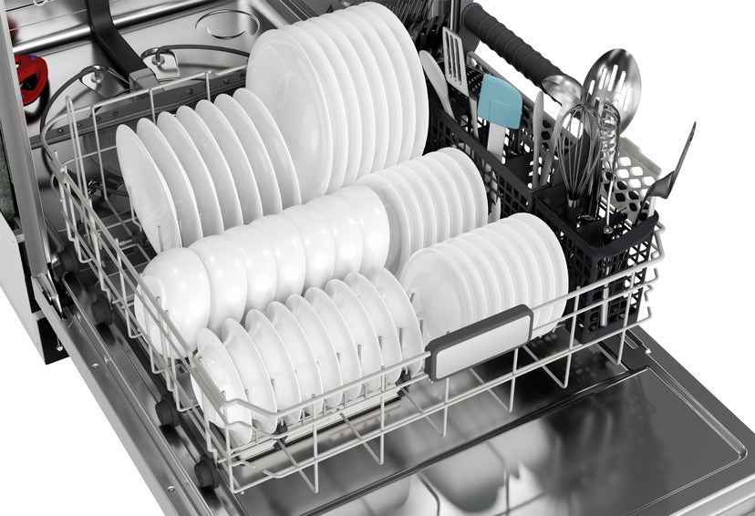 Sharp SDW6767HS 24 Inch Pocket Handle Dishwasher with Fingerprint ...