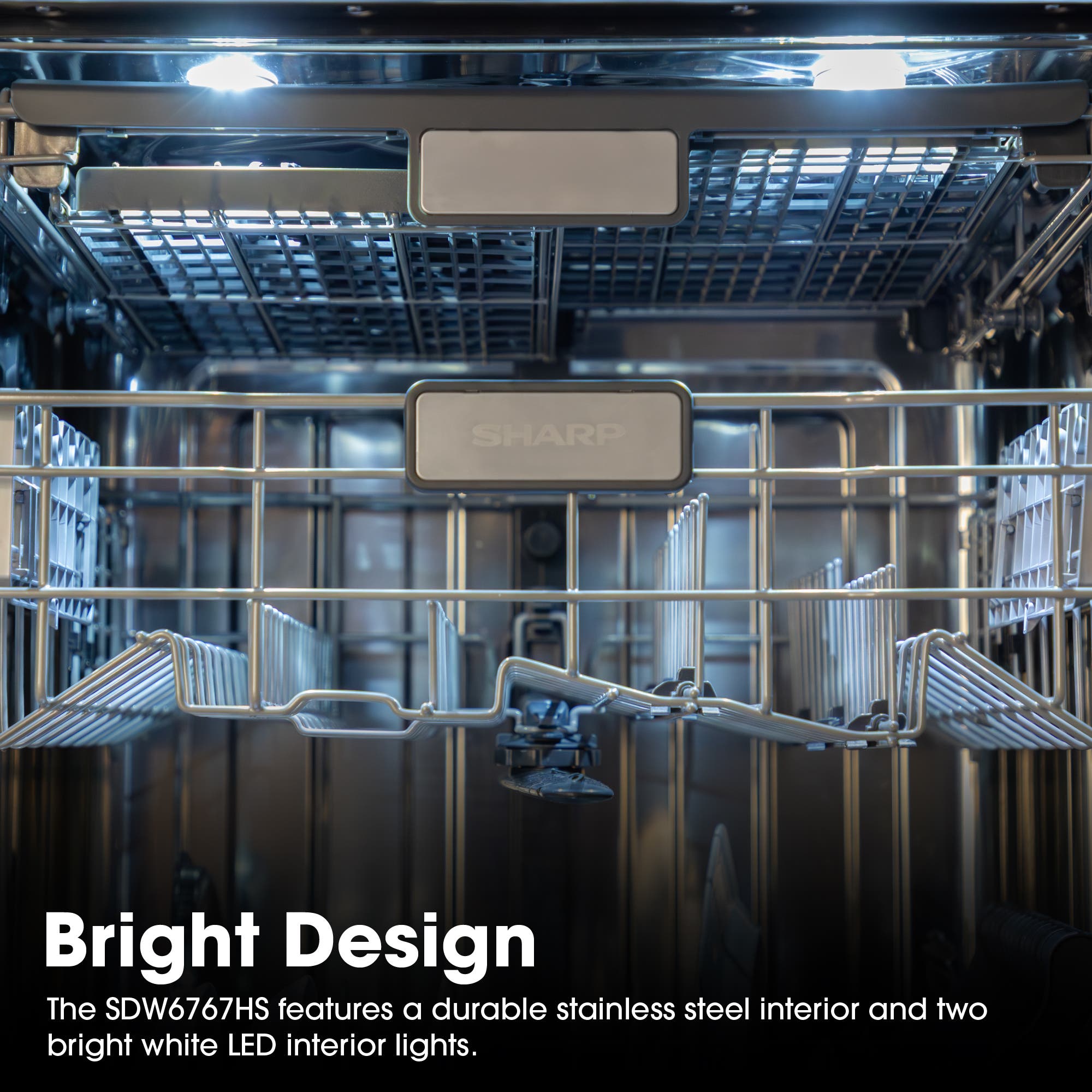Sharp SDW6767HS Stainless Steel
