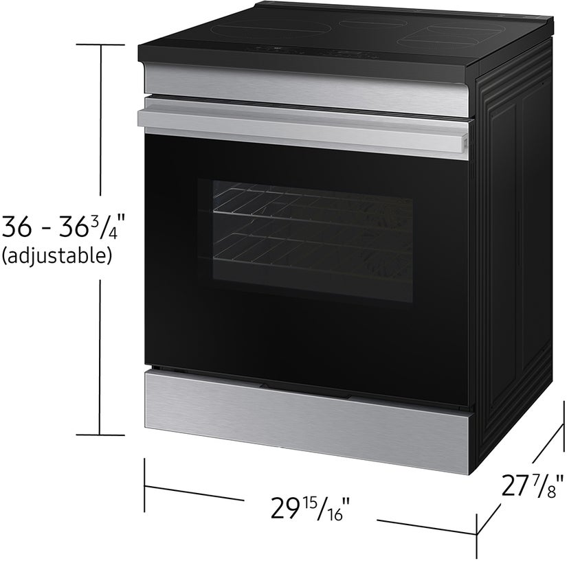 Samsung NSI6DG9300SR 6.3 Cubic Foot Induction Slide In Range Convection...