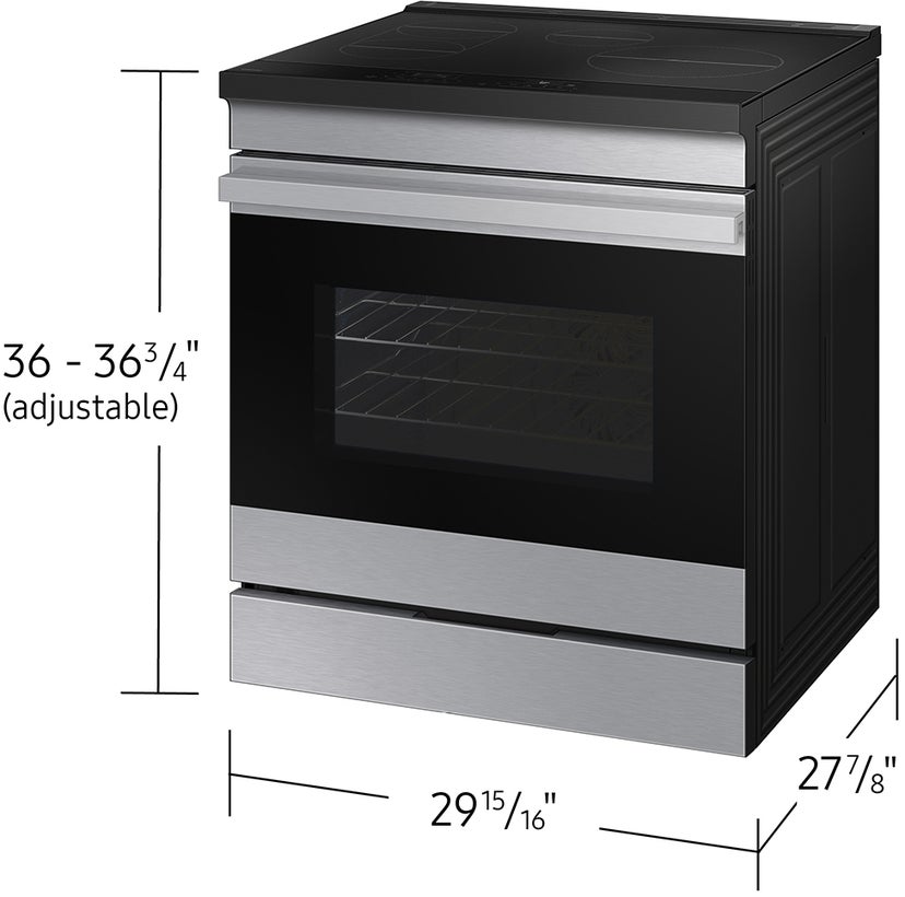 Samsung NSI6DG9500SR 6.3 Cubic Foot Induction Slide In Range Convection...