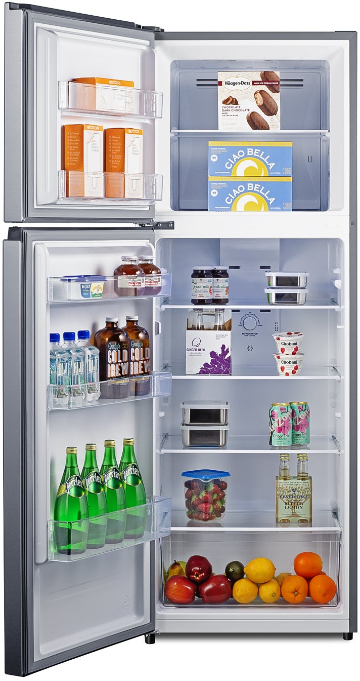 Summit FF1142PLLHD 24 Inch Freestanding Top Freezer Refrigerator with...