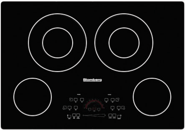 Blomberg CTE30410 30in electric cooktop, 4 burner, touch controls: B...