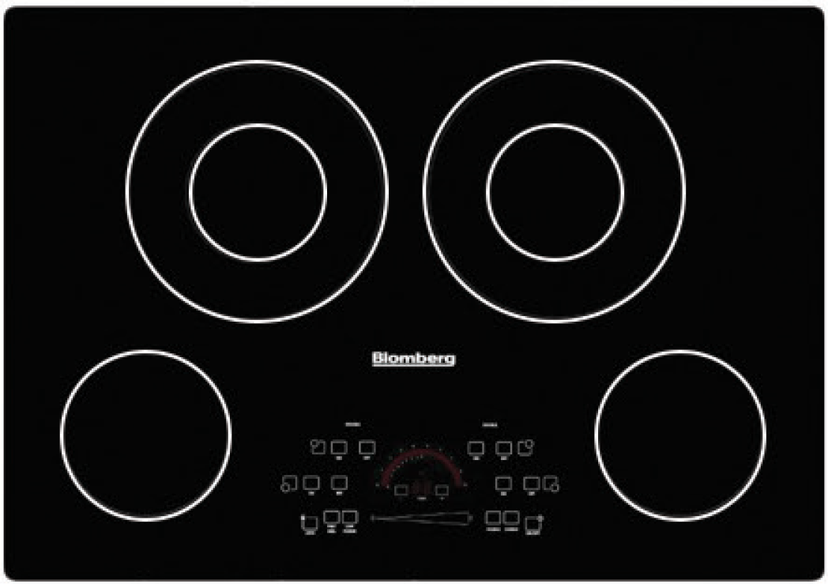 Blomberg CTE30410 30in electric cooktop, 4 burner, touch controls: B...