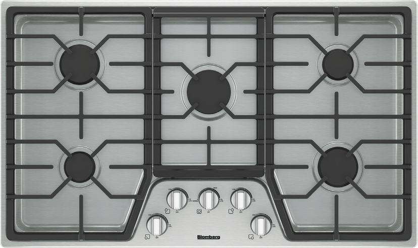 Blomberg CTG30500SS 30in gas cooktop, 5 burner: Stainless Steel, Natur...