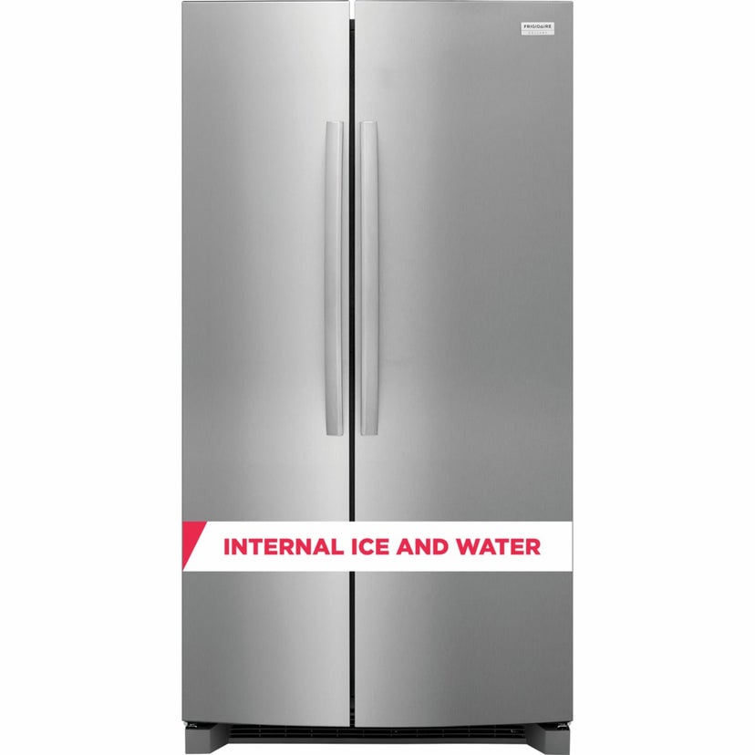 Frigidaire GRSN2620AF 26 Cu. Ft. Side By Side Refrigerator: Smudge Proof...