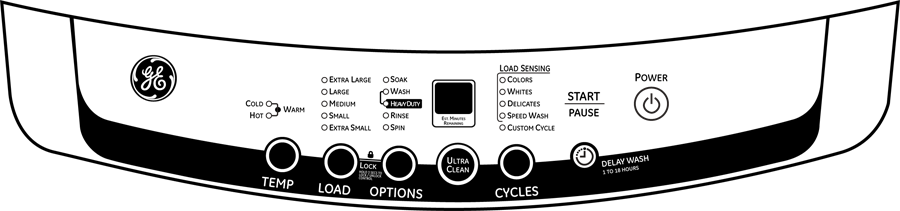 GE WSLP1500JWW White