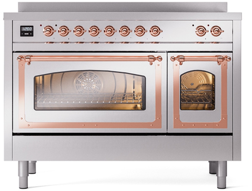 Ilve UNI486NMPSSP Stainless Steel With Copper Knobs