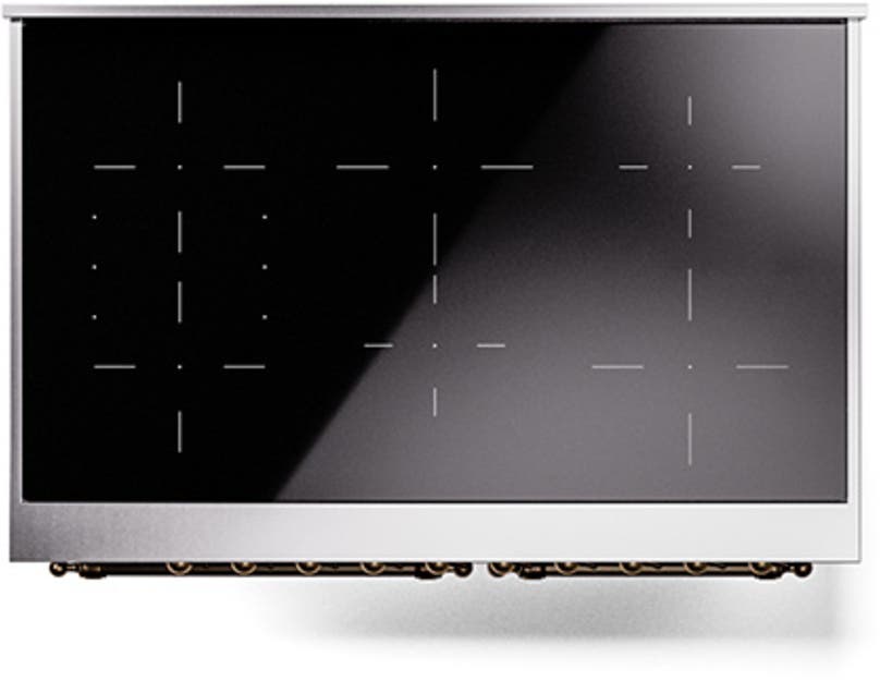 Ilve UNDI406NMPMGB Midnight Blue With Bronze Knobs