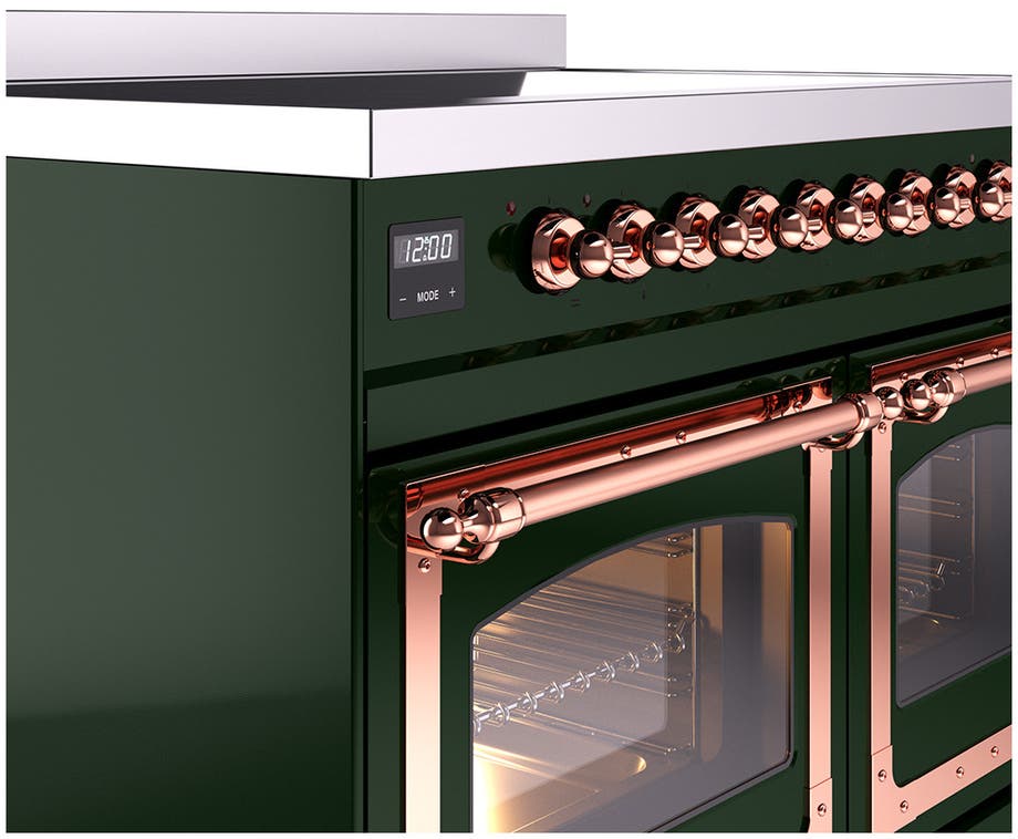 Ilve UNDI406NMPBUP Emerald Green With Copper Knobs