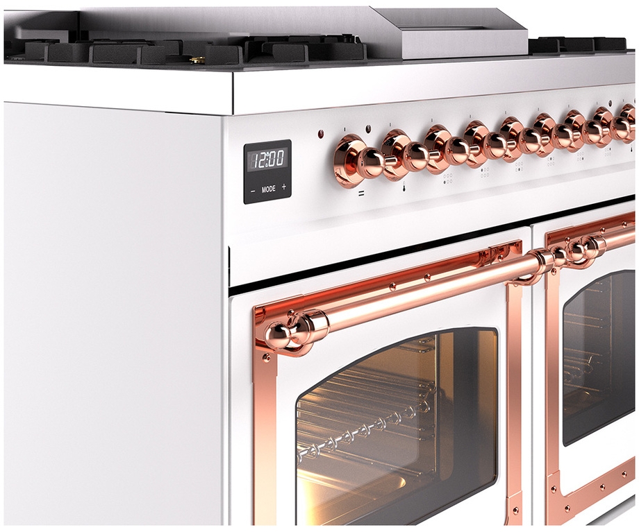 Ilve UND40FNMPRAPLP Ral Custom Color With Copper Knobs, Liquid Propane