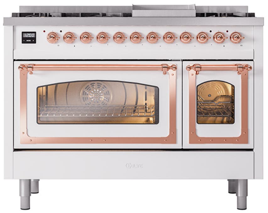 Ilve UN48FNMPRAP Ral Custom Color With Copper Knobs, Natural Gas