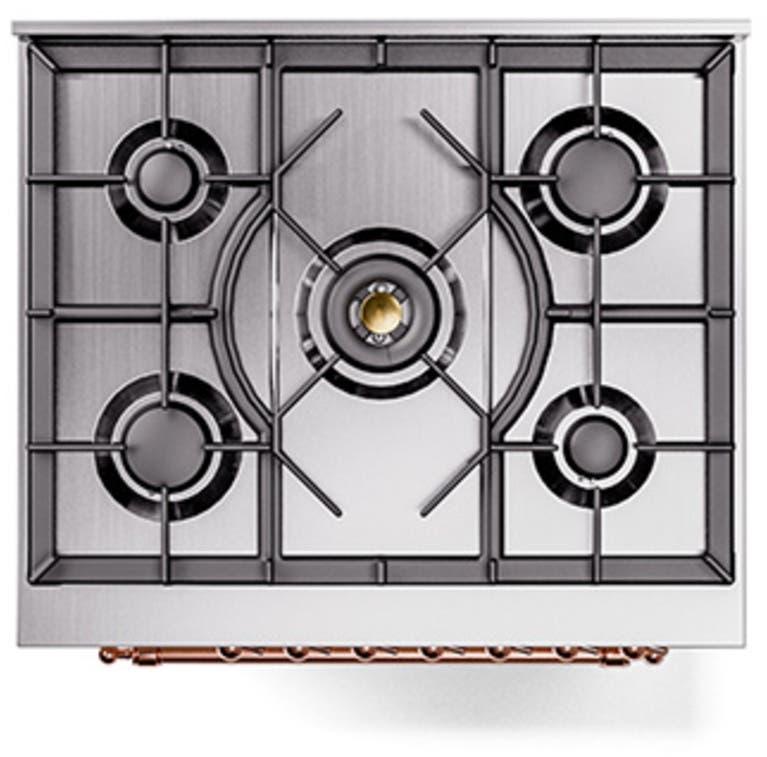 Ilve UN30QNMPAWP Antique White With Copper Knobs, Natural Gas